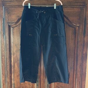 XCVI Women's Black Cargo Drawstring Pants